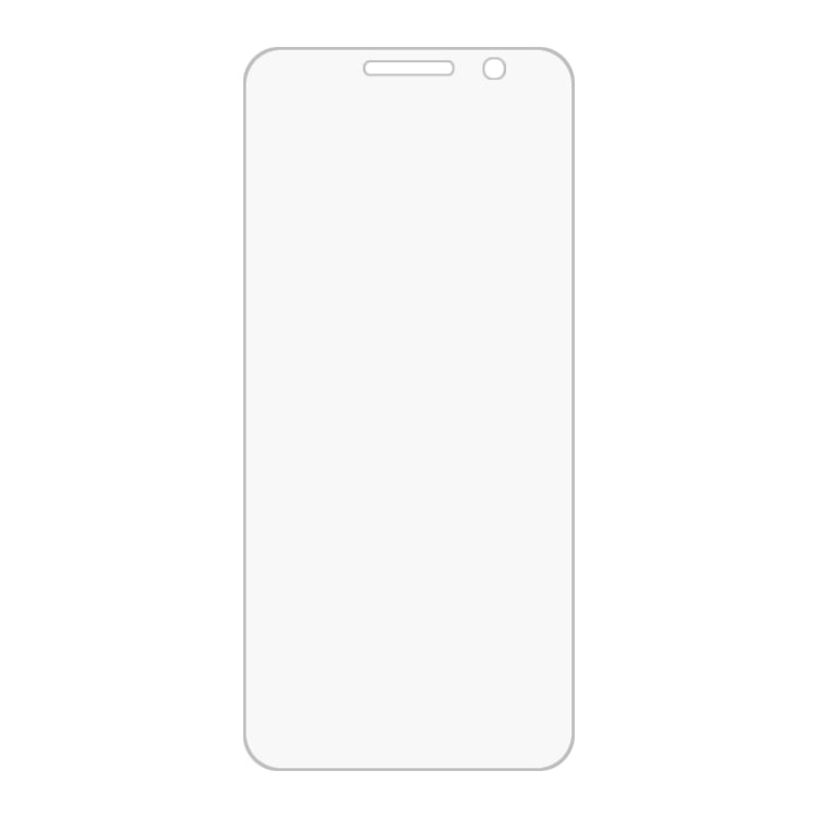 Alcatel 1X tempered glass screen protector, clear rectangular sheet with cutouts