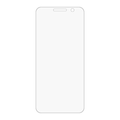 Alcatel 1X tempered glass screen protector, clear rectangular sheet with cutouts