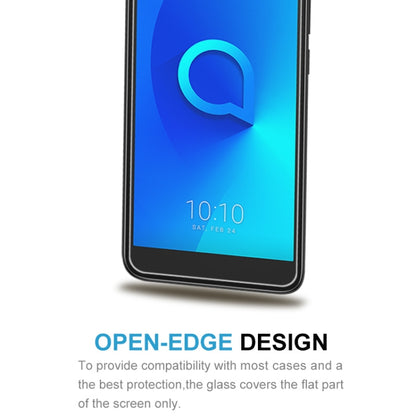 Alcatel 1X tempered glass screen protector with open-edge 2.5D design
