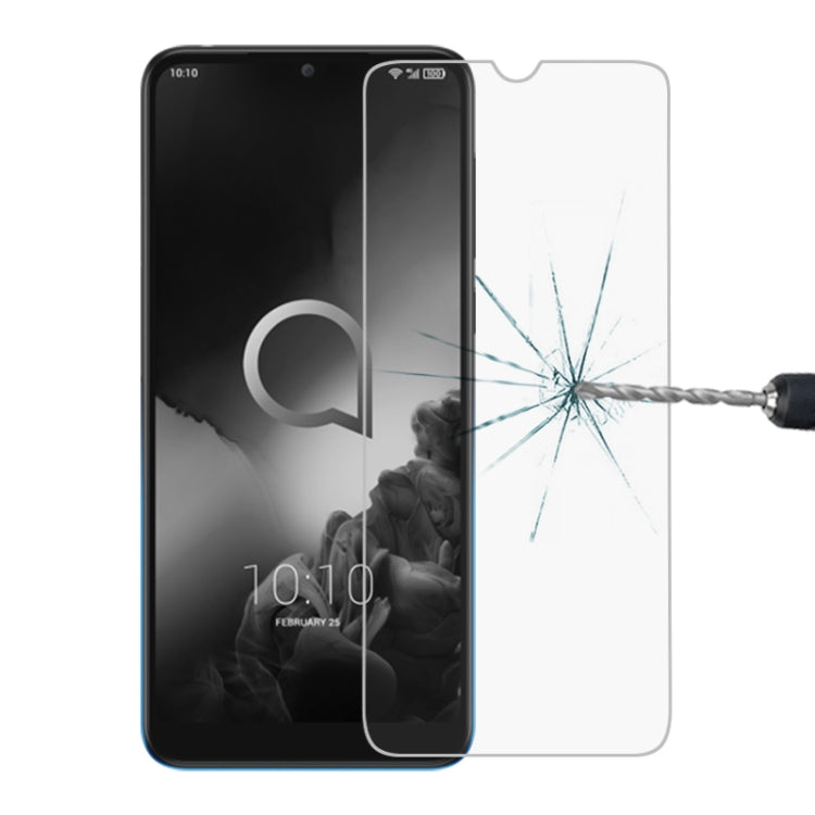 Tempered glass screen protector film for smartphone, non-full coverage with curved edges
