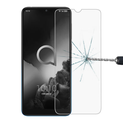Tempered glass screen protector film for smartphone, non-full coverage with curved edges