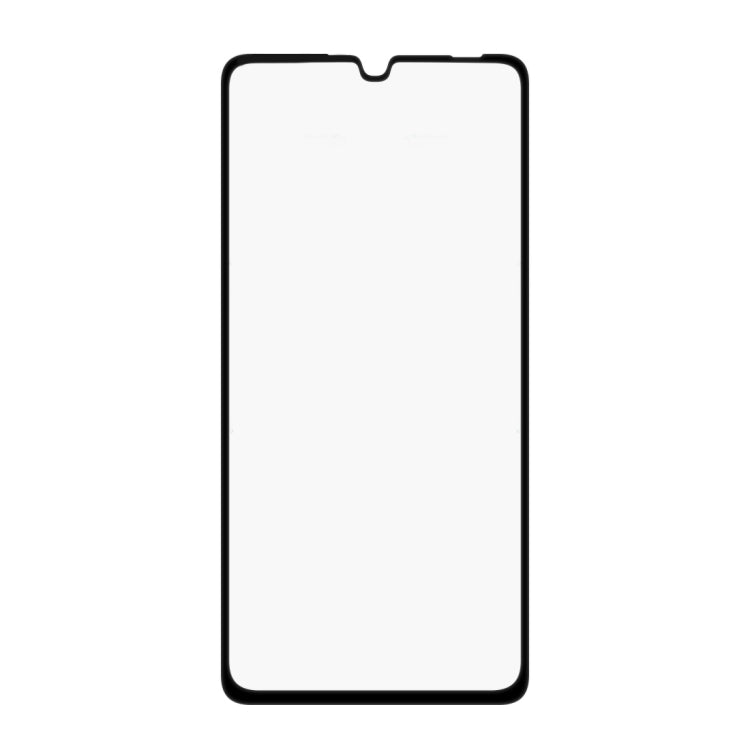 Tempered glass screen protector panel with cutouts for Huawei P30 Lite, black