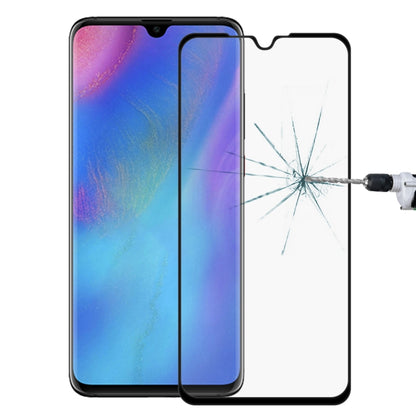 Tempered glass screen protector with full-cover fit for a Huawei P30