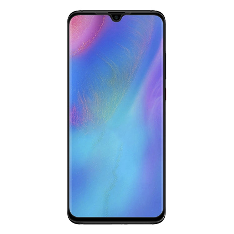 Tempered glass screen protector panel sized for a Huawei P30