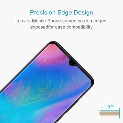 9D tempered glass screen protector with curved edge design