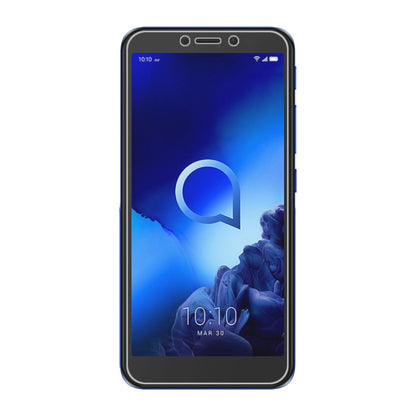 Tempered glass screen protector film for Alcatel U5, clear front cover