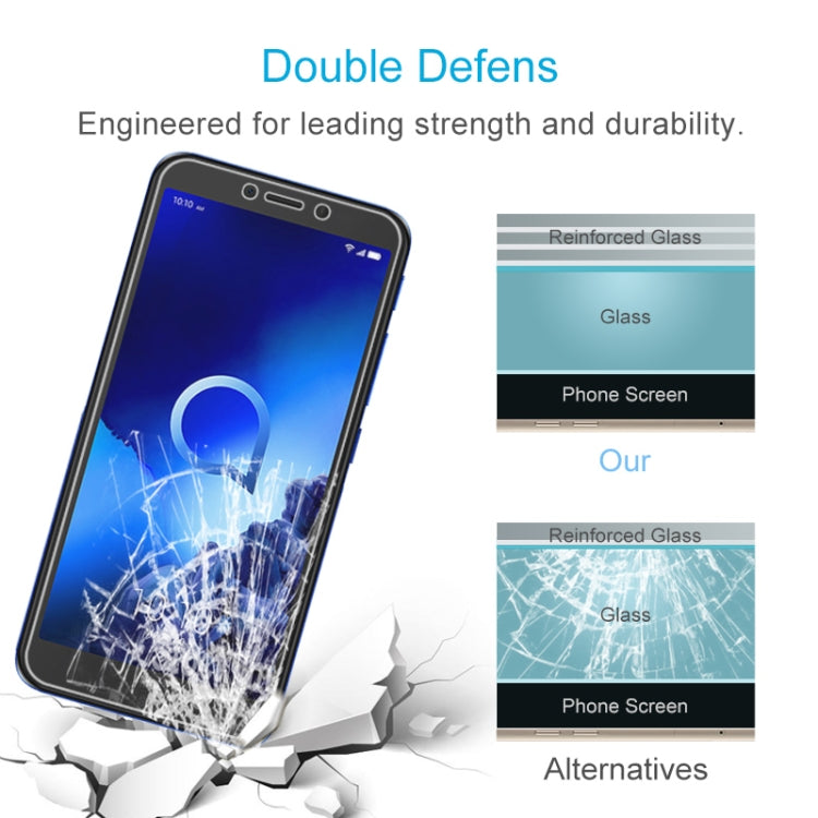 Tempered glass screen protector film with reinforced glass for strength and durability
