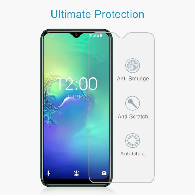 Tempered glass screen protector film for smartphone with anti-scratch, anti-glare, anti-smudge coating