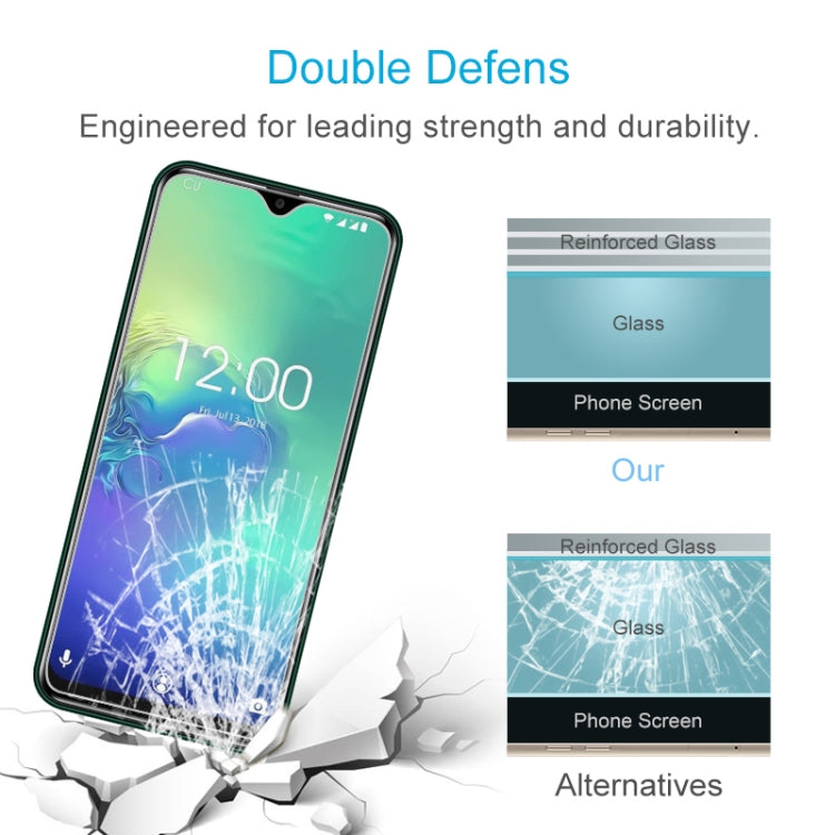 Tempered glass screen protector film with reinforced glass layer for smartphone