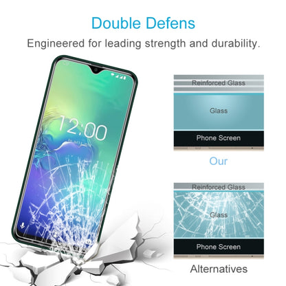 Tempered glass screen protector film with reinforced glass layer for smartphone