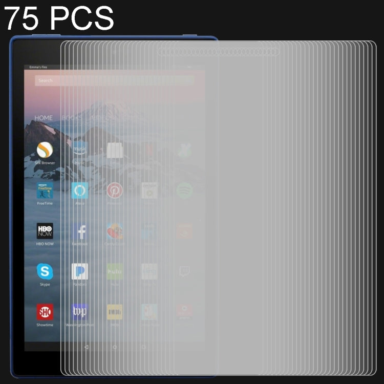 Tempered glass screen protector film set for tablet display, clear and scratch-resistant.