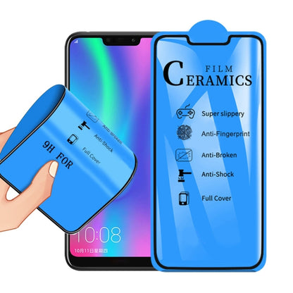 Ceramics screen protector film for Huawei Honor 8C, full cover 2.5D with installation card