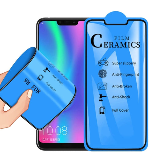 Ceramics screen protector film for Huawei Honor 8C, full cover 2.5D with installation card