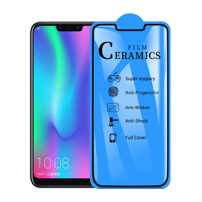 Ceramics full cover 2.5D screen protector film for Huawei Honor 8C, package view