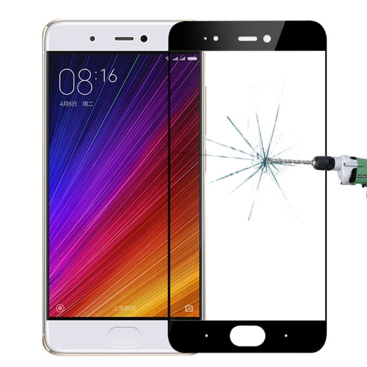 Tempered glass screen protector with black edge for full-screen phone coverage