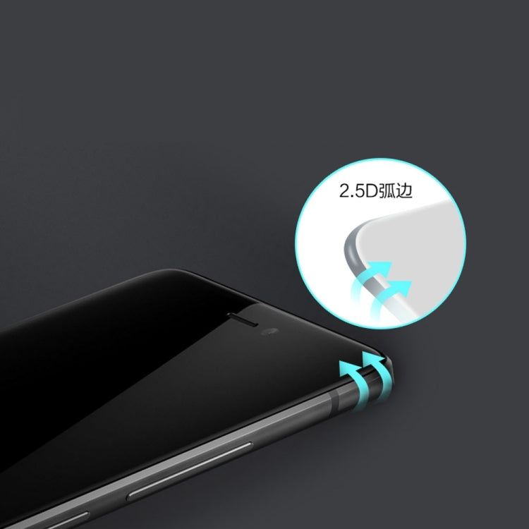 2.5D curved tempered glass screen protector fitting close-up for phone screen