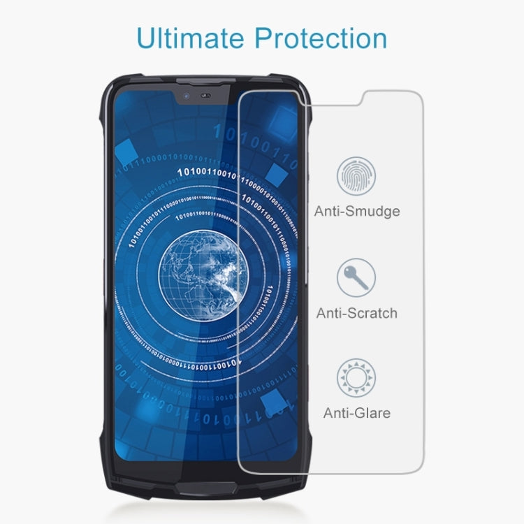 Tempered glass screen protector film with anti-smudge and anti-scratch protection