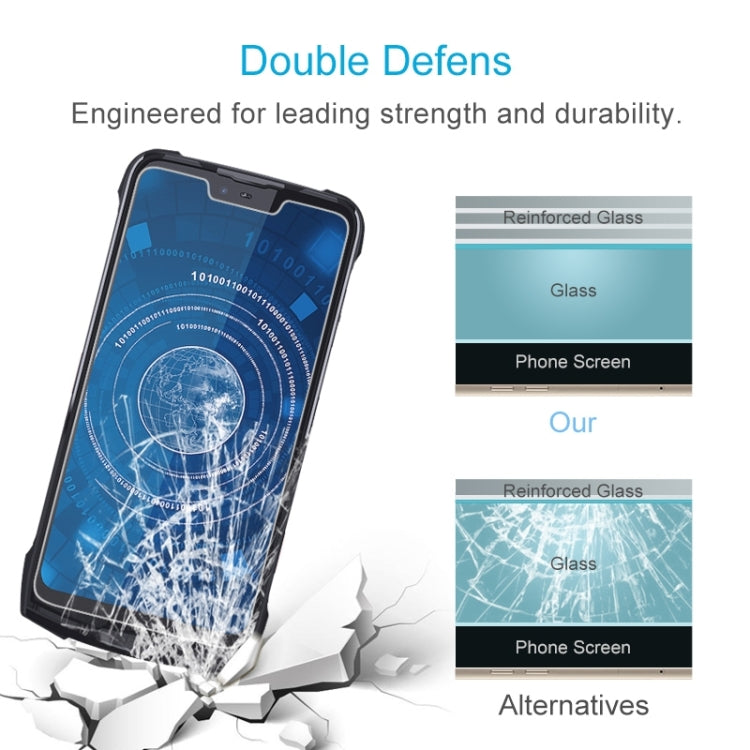 Tempered glass screen protector with reinforced glass layers for phone screen