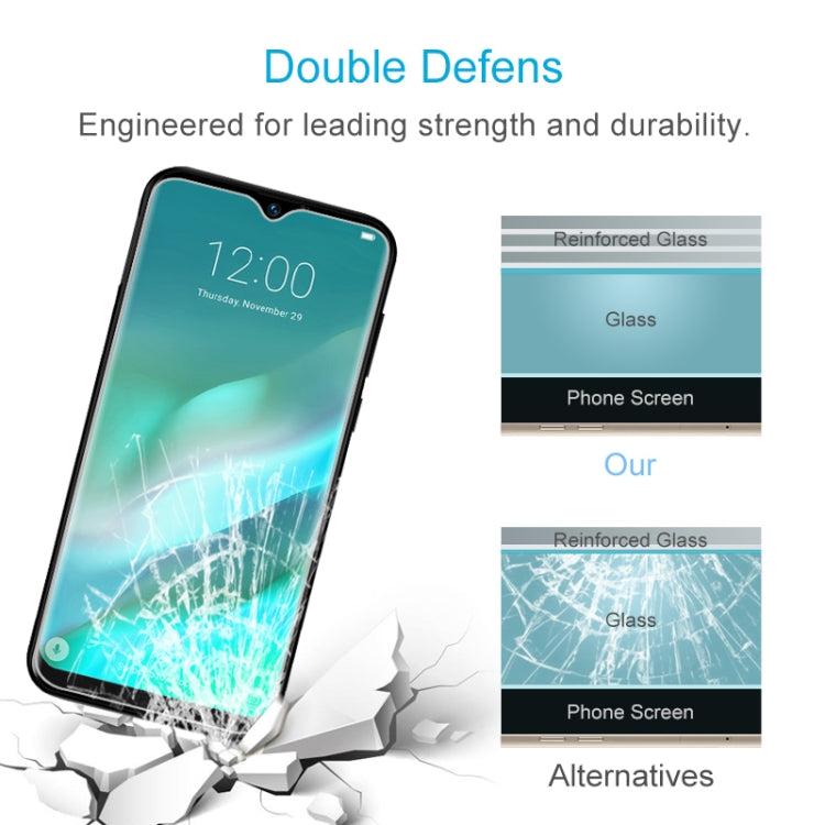 Double-layer tempered glass screen protector film with reinforced glass for phone screen