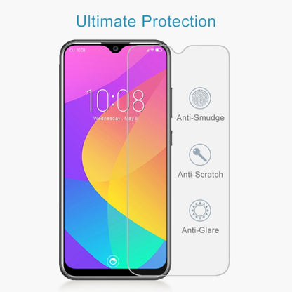 Tempered glass screen protector film for phone, clear front cover with rounded 2.5D edges