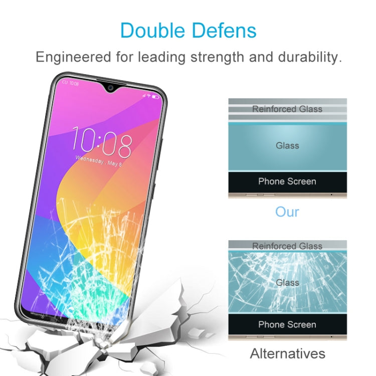 Tempered glass screen protector film with reinforced glass layers for impact resistance
