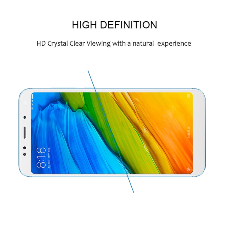 Clear tempered glass screen protector with smooth 2.5D rounded edges