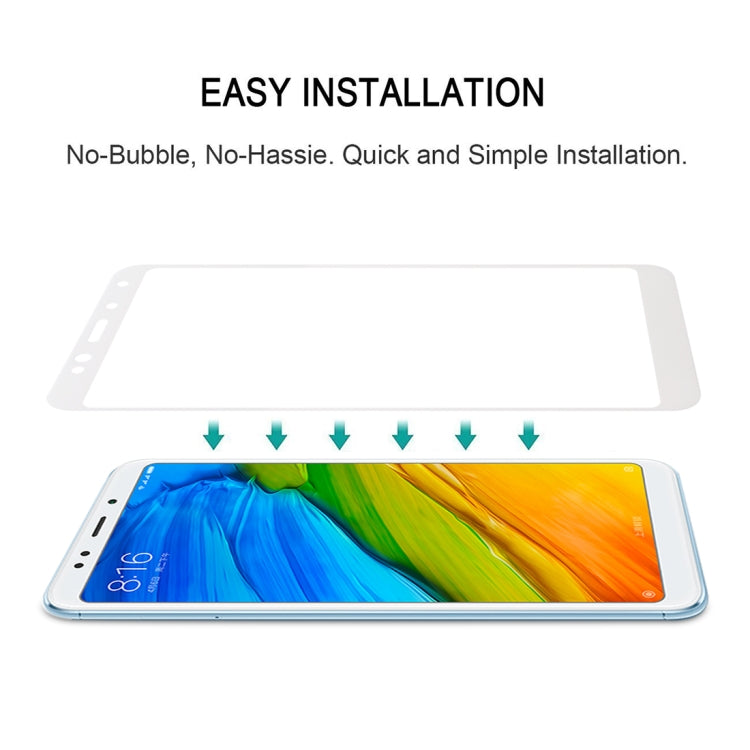 Clear full-screen tempered glass screen protector film for easy bubble-free installation