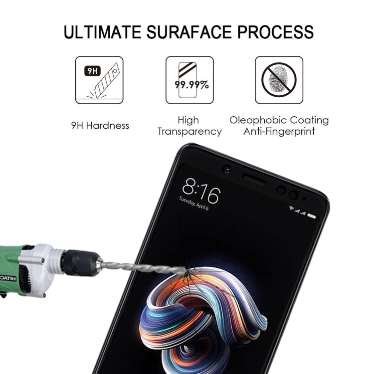 Tempered glass screen protector for Redmi Note 5 Pro with anti-fingerprint coating