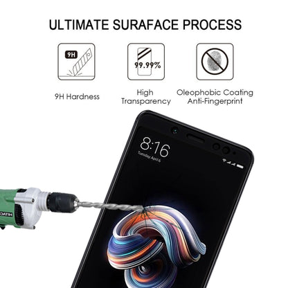 Tempered glass screen protector for Redmi Note 5 Pro with anti-fingerprint coating