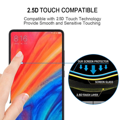 Tempered glass screen protector film compatible with 2.5D touch technology