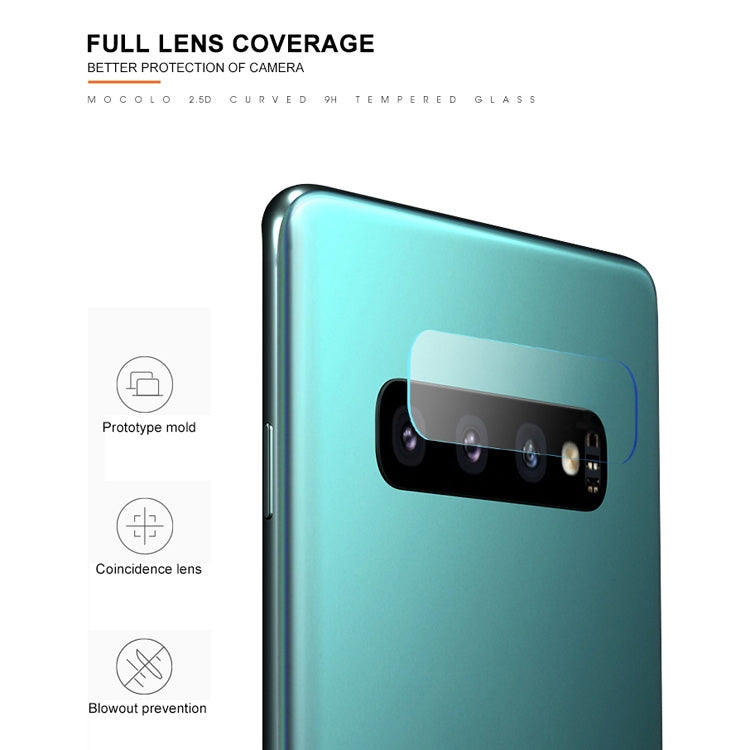 Lens coverage tempered glass film over rear camera lenses on teal smartphone back