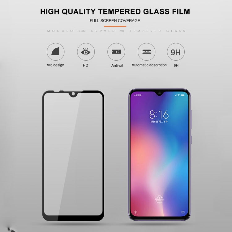 Tempered glass film for Xiaomi Mi 9 SE with 9H hardness and anti-fingerprint