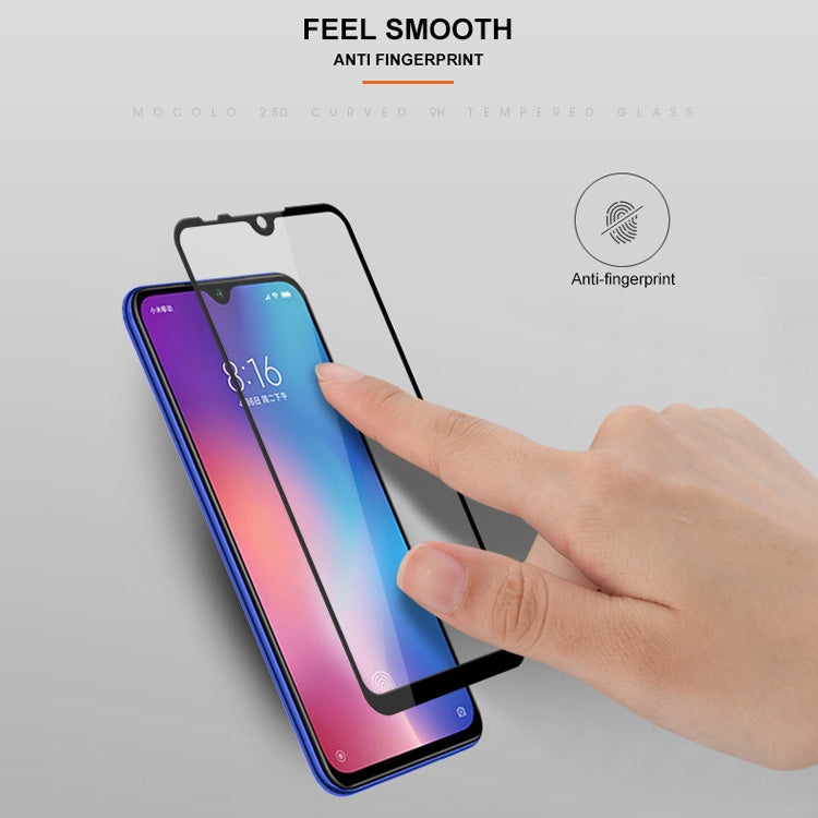 Tempered glass screen protector film for Xiaomi Mi 9 SE, anti-fingerprint smooth feel