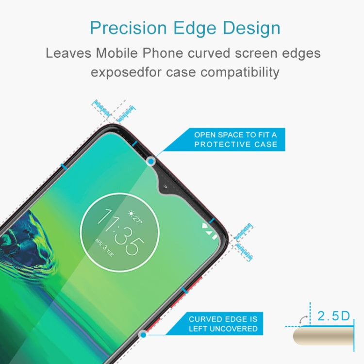 Tempered glass screen protector with 2.5D curved edge for Motorola phone
