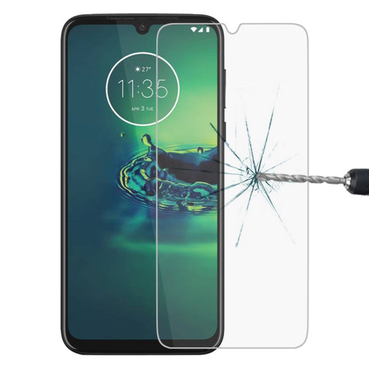 Tempered glass screen protector film for smartphone, with impact crack protection