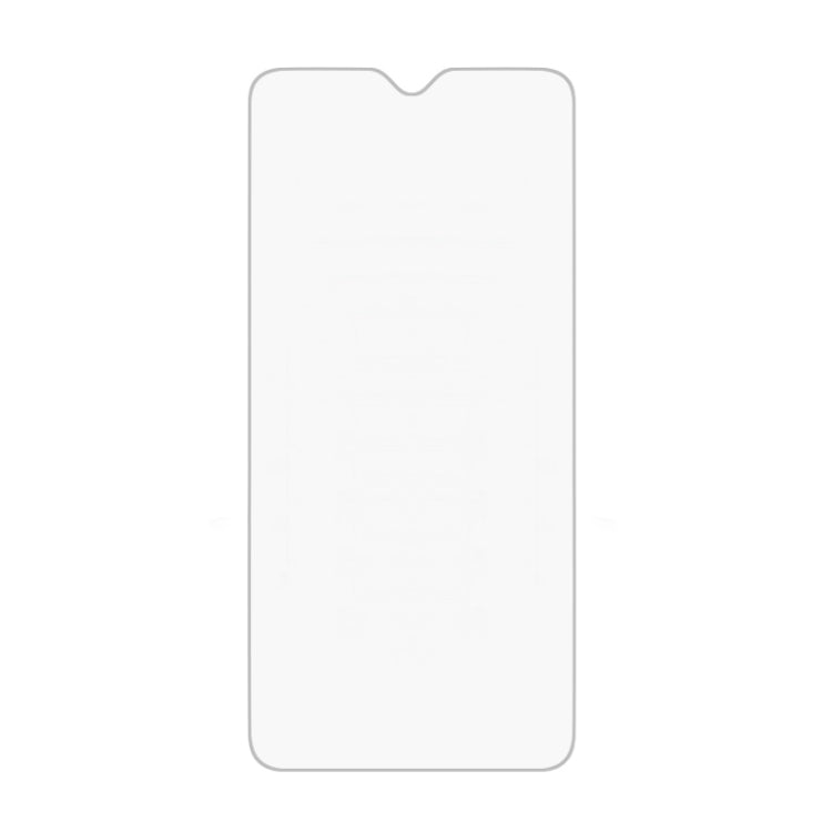 Tempered glass screen protector sheet with rounded 2.5D edges.
