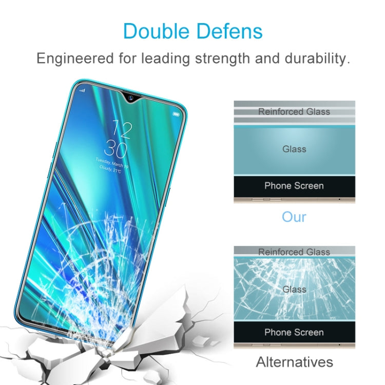 Tempered glass screen protector film with reinforced glass layers for strength