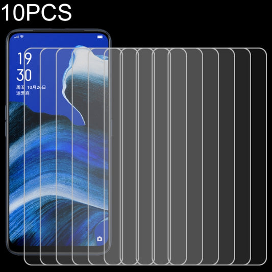 10-pack tempered glass screen protectors for OPPO Reno2 Z, 2.5D curved edge