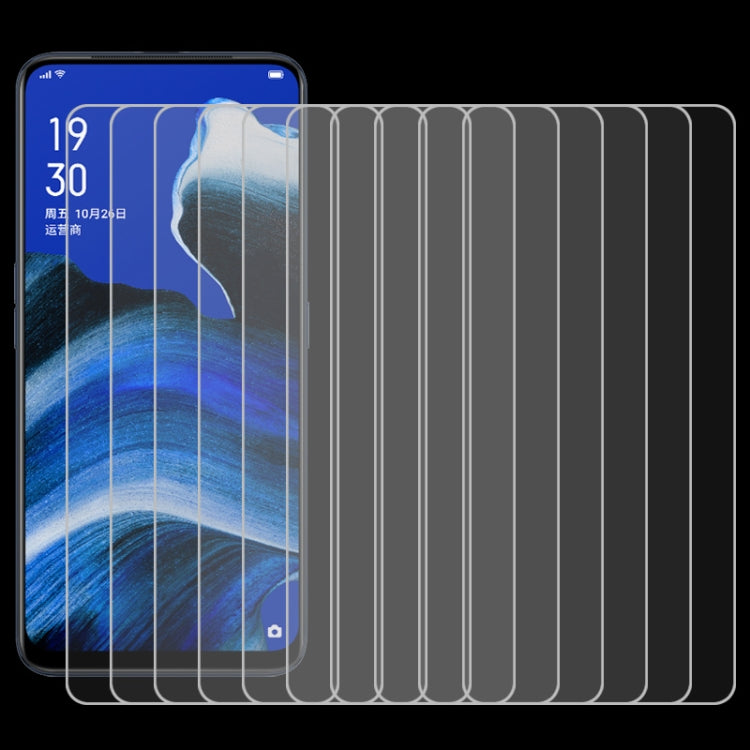 10-pack tempered glass screen protectors for OPPO Reno2 Z, full-screen coverage