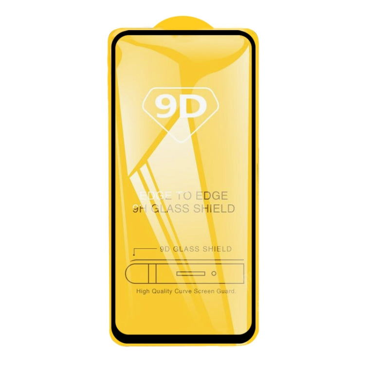 9D tempered glass screen protector film for OPPO Realme X3, single pack view
