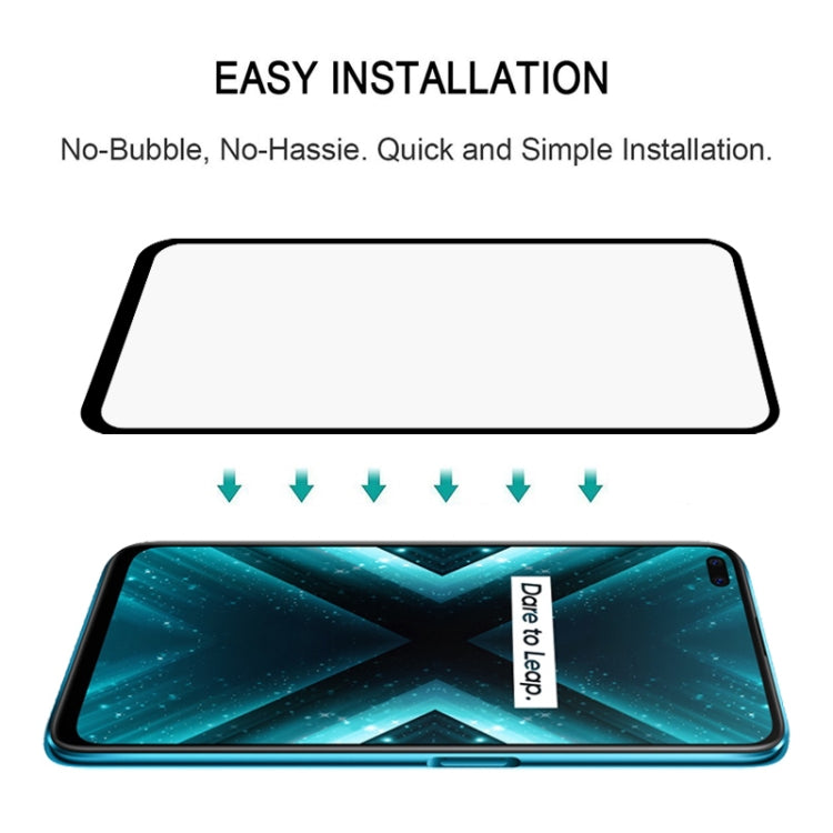 Tempered glass screen protector for OPPO Realme X3 with easy no-bubble installation
