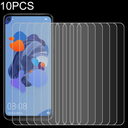Set of 10 tempered glass screen protectors with 2.5D rounded edges