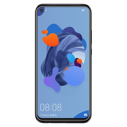 Single tempered glass screen protector aligned for a smartphone display