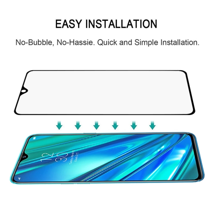 Tempered glass screen protector shown for easy no-bubble installation with alignment arrows