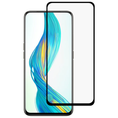 Full cover tempered glass screen protector with cutout for front camera and speaker