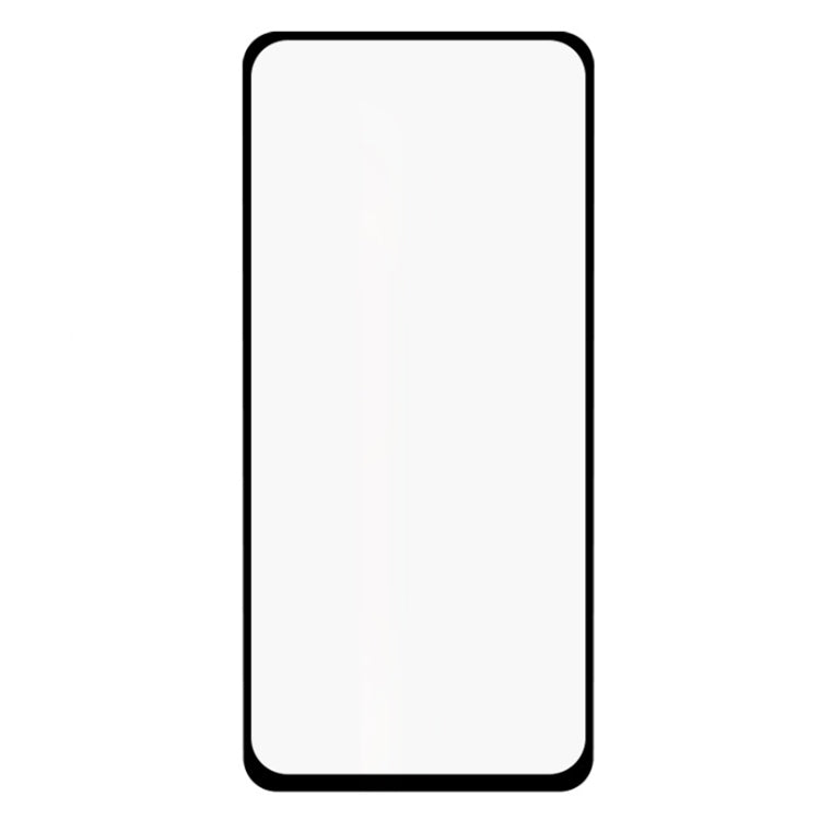 Clear tempered glass screen protector sheet with black border for full coverage