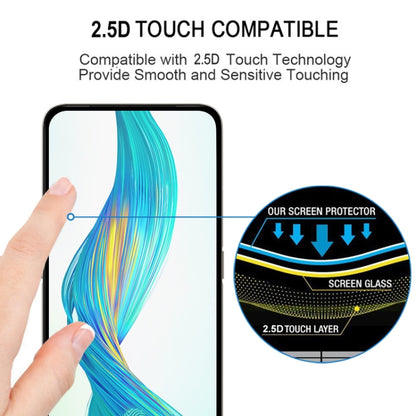 2.5D touch compatible tempered glass screen protector with smooth rounded edges