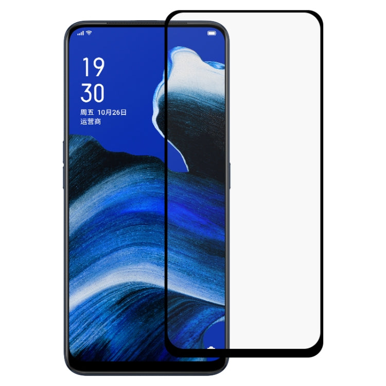 Full-cover tempered glass screen protector for smartphone, clear with black frame