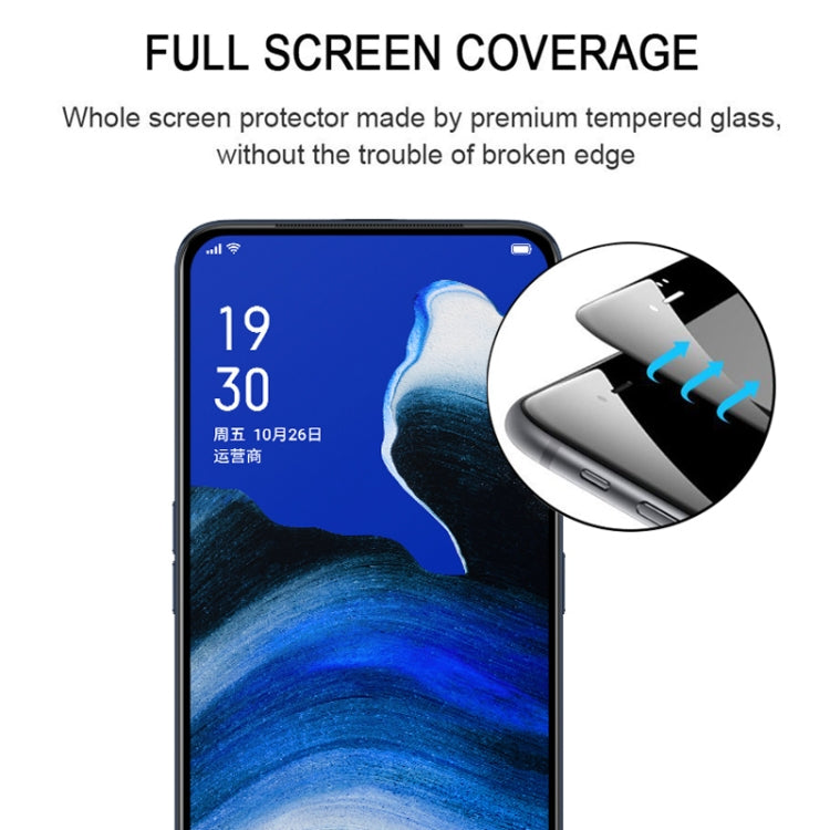 Full-screen tempered glass screen protector fitted over a smartphone display