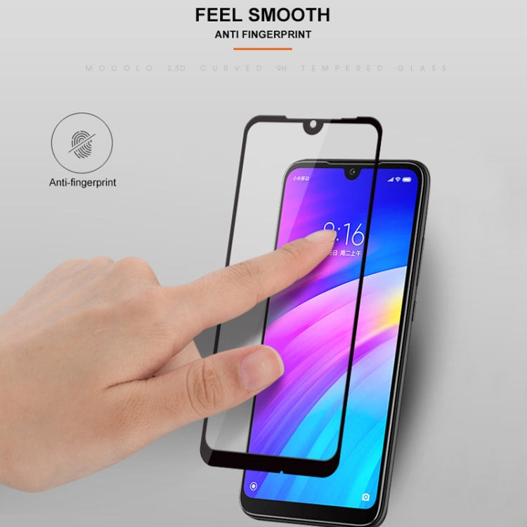 mocolo tempered glass screen protector for Xiaomi Redmi 7, smooth anti-fingerprint